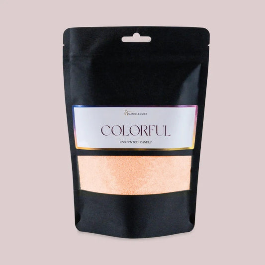 Powdered Candle Refill Kit – Unscented Creamy Peach, 330g