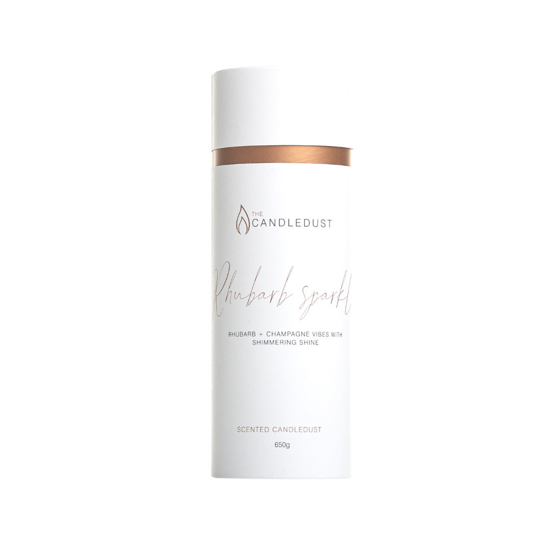 Pulverkerze - Rhabarberfunkeln