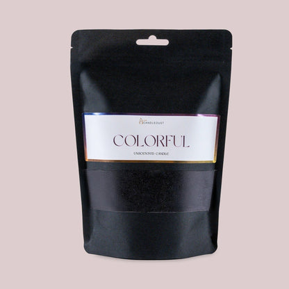 Powdered Candle Refill Kit – Unscented Black, 330g